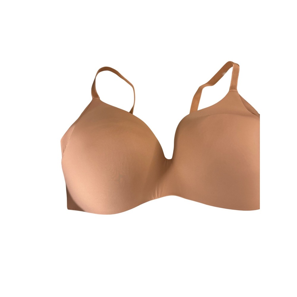 Knix Wireless Bra Size 8 Nude Beige Full Coverage Seamless Comfort Bra 40D